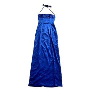 Stolen Studios Cha Cha Slip Dress in Cobalt Blue